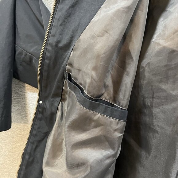 Banana Republic Black Lined Light Jacket Mens XL With Pockets - Picture 11 of 15